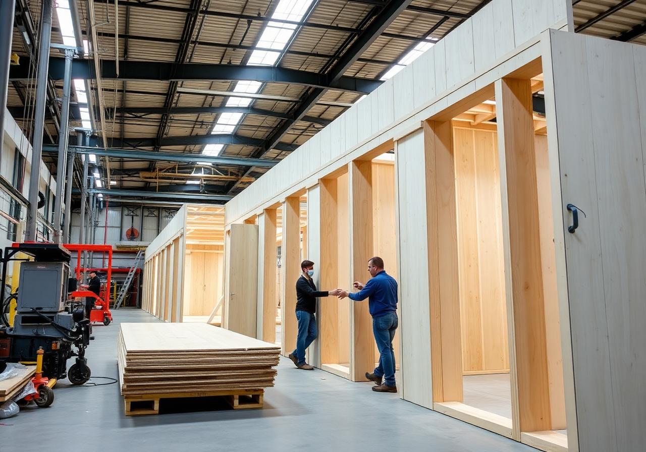 Atelier Nordova : assemblage de panneaux modulaires